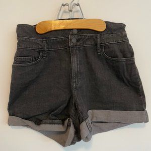 High-Rise Pull-On Denim Short - 4 inch inseam